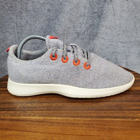 Wool Runners Shoes Men´s 8 Gray Wool Lace Up Athletic...